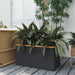 Plantekasse svart 80x40x40 cm polyrotting