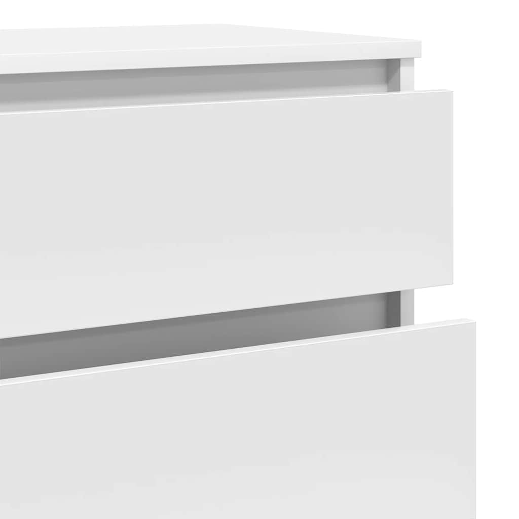 Kommode hvit 60x36x103 cm konstruert tre vidaXL
