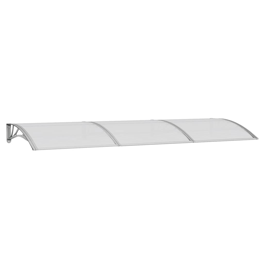 Skjermtak grå 300x100 cm polykarbonat