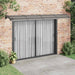 Skjermtak svart 400x75 cm polykarbonat