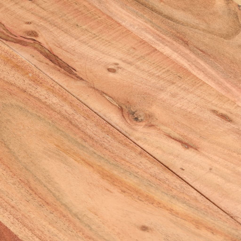 Spisebord svart 140x70x76 cm heltre akasie