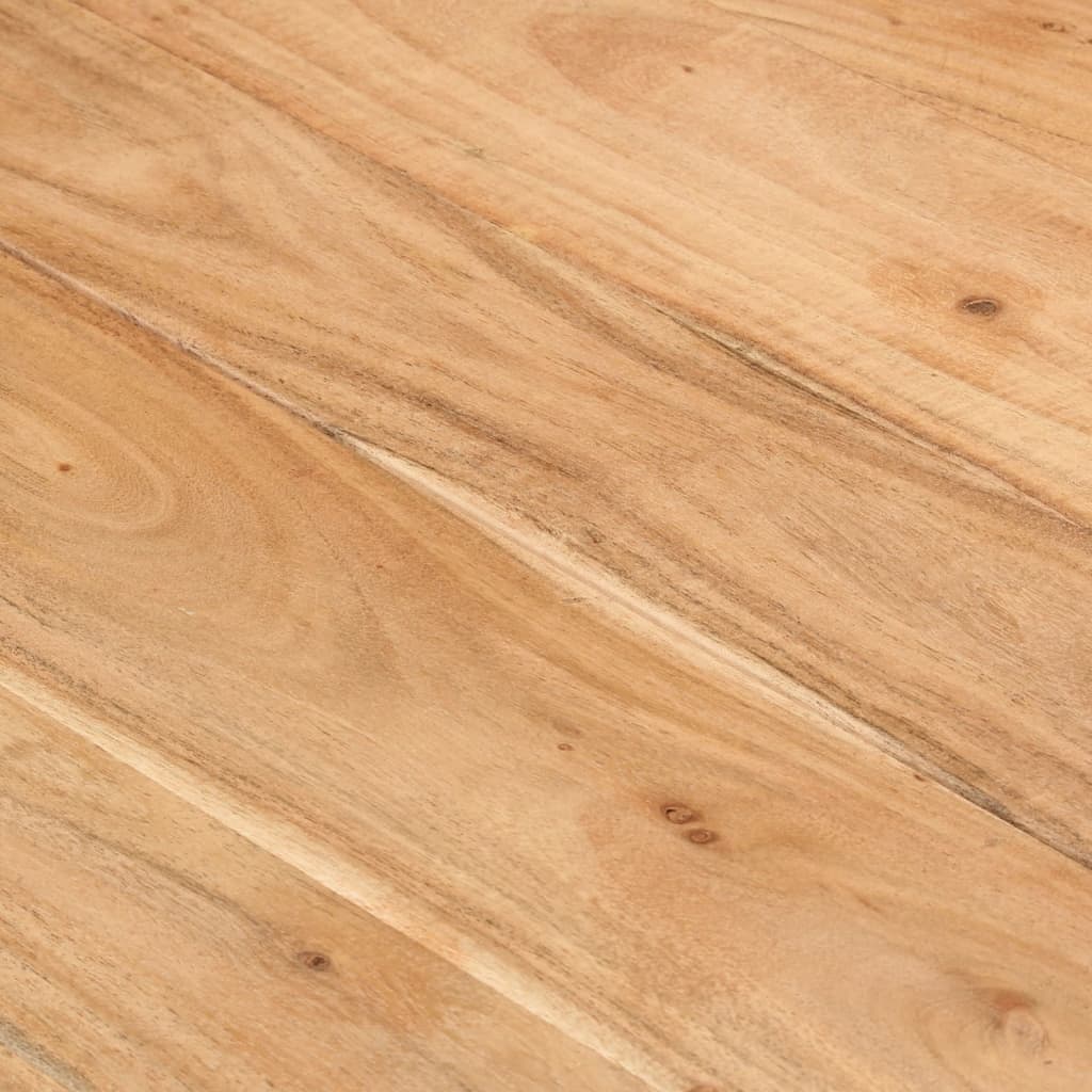 Spisebord svart 180x90x77 cm heltre akasie