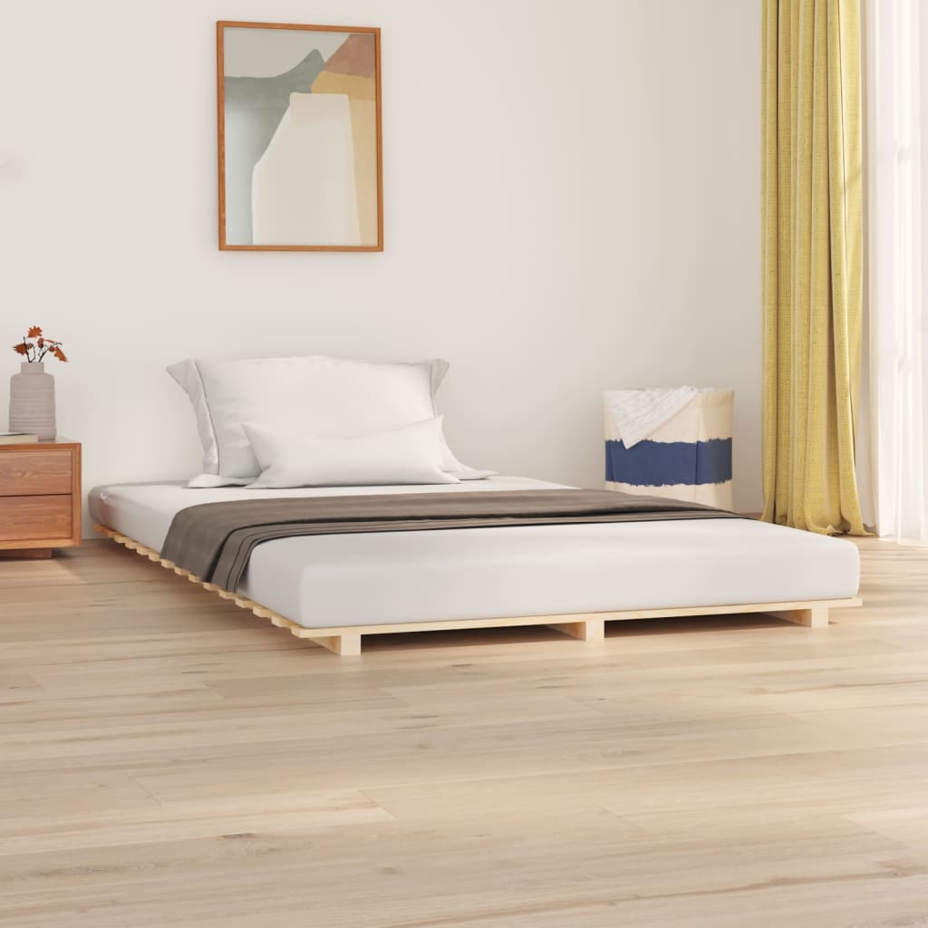 Sengeramme 120x200 cm heltre furu