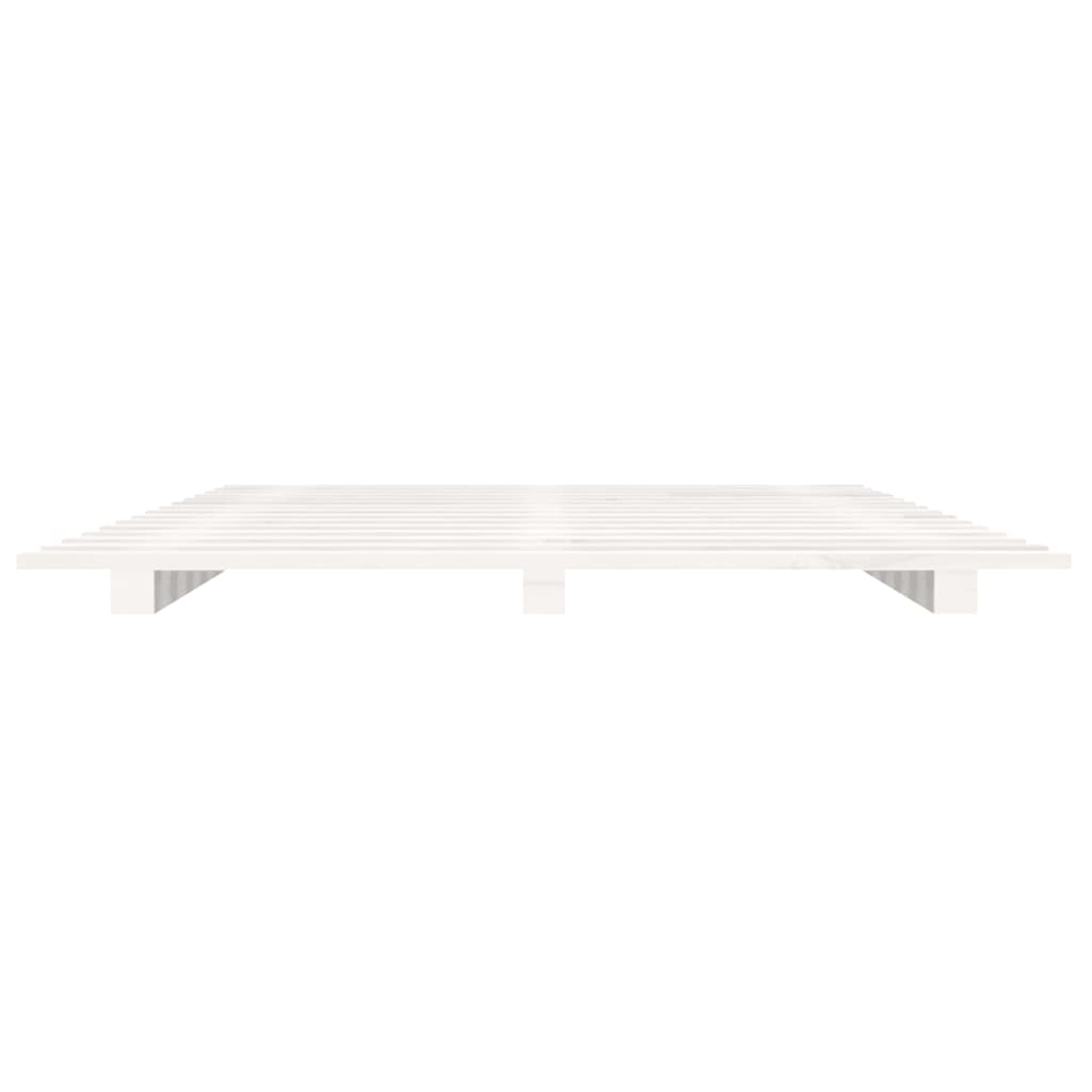Sengeramme hvit 90x190 cm heltre furu