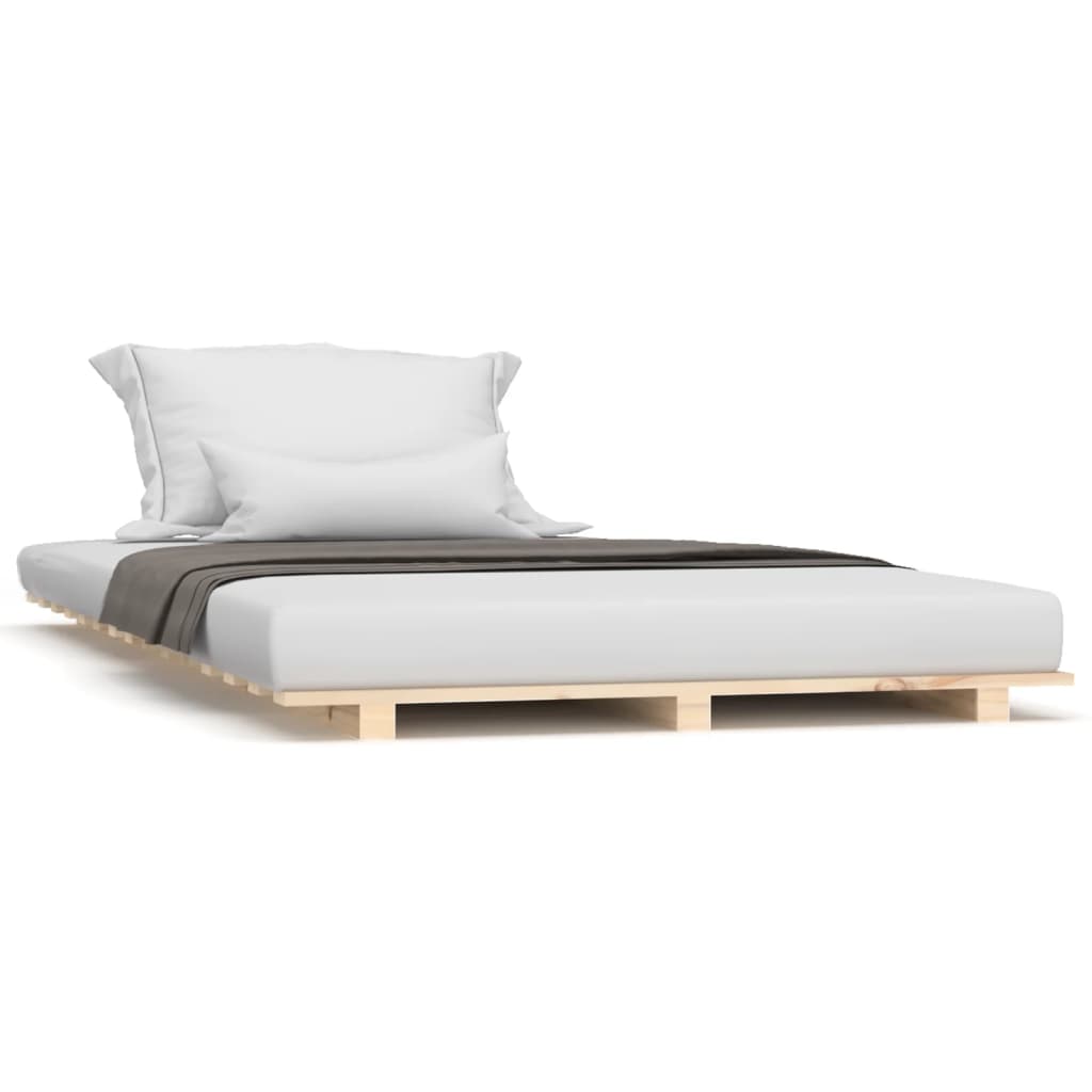 Sengeramme 75x190 cm heltre furu