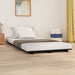 Sengeramme svart 75x190 cm heltre furu vidaXL