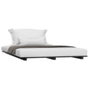 Sengeramme svart 140x190 cm heltre furu