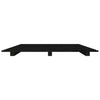 Sengeramme svart 140x190 cm heltre furu