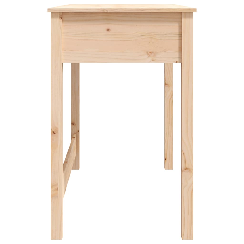 Skrivebord med skuffer 100x50x78 cm heltre furu