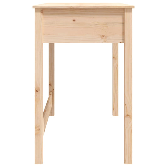Skrivebord med skuffer 100x50x78 cm heltre furu