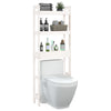 Baderomshylle hvit 63x26x171 cm heltre furu