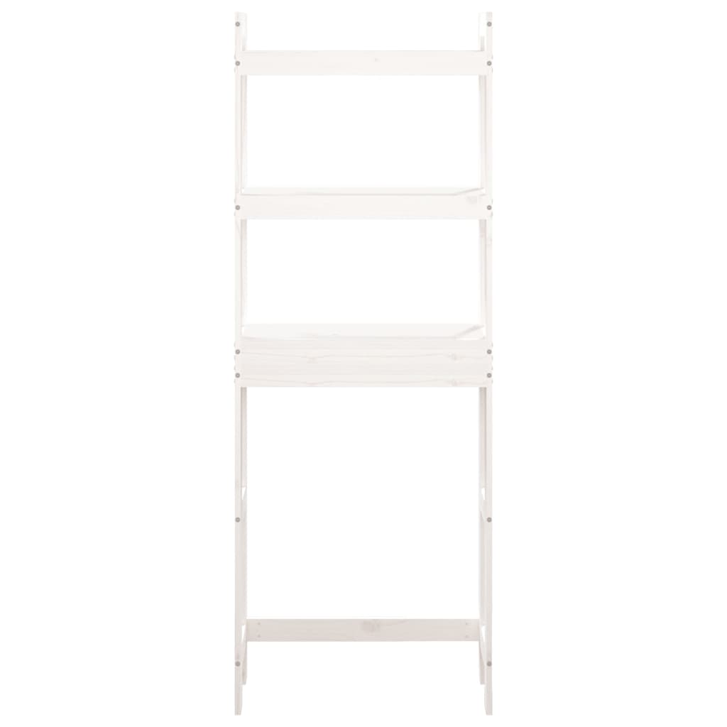 Baderomshylle hvit 63x26x171 cm heltre furu