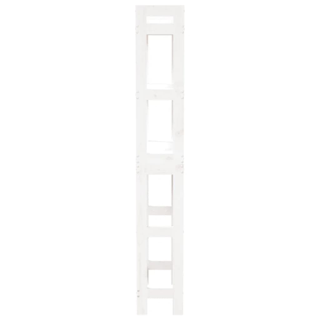 Baderomshylle hvit 63x26x171 cm heltre furu