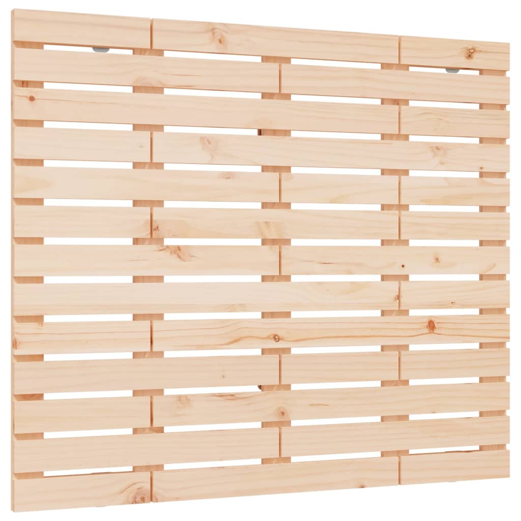 Veggmontert hodegavl 106x3x91,5 cm heltre furu vidaXL