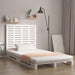 Veggmontert sengegavl hvit 96x3x91,5 cm heltre furu