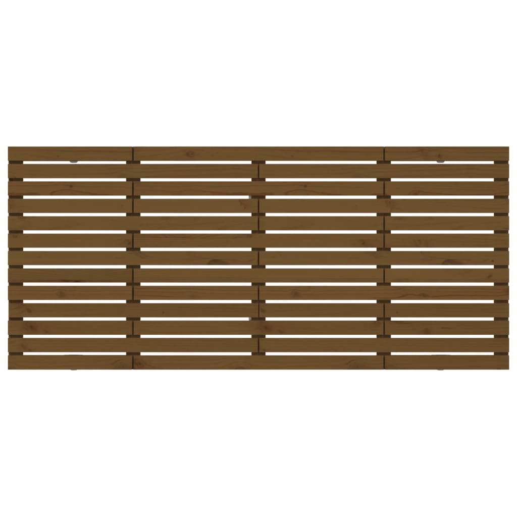 Veggmontert hodegavl honningbrun 166x3x91,5 cm heltre furu