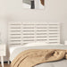 Veggmontert sengegavl hvit 146x3x63 cm heltre furu