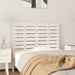 Veggmontert sengegavl hvit 81x3x63 cm heltre furu