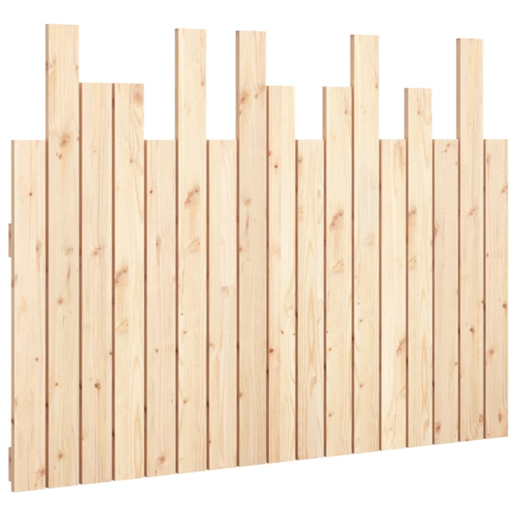 Veggmontert sengegavl 108x3x80 cm heltre furu