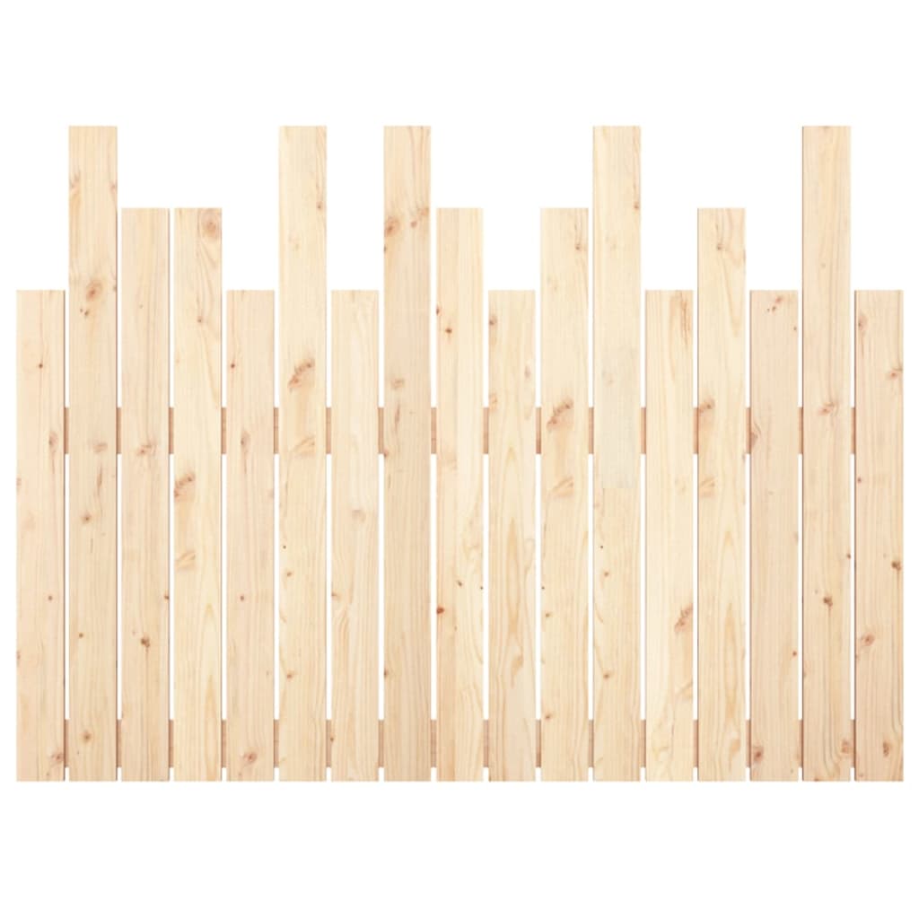 Veggmontert sengegavl 108x3x80 cm heltre furu
