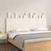 Veggmontert sengegavl hvit 159,5x3x80 cm heltre furu