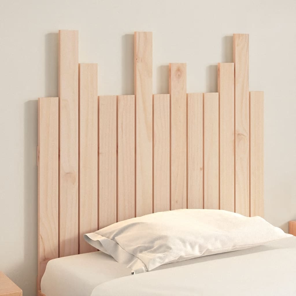 Veggmontert hodegavl 82,5x3x80 cm heltre furu