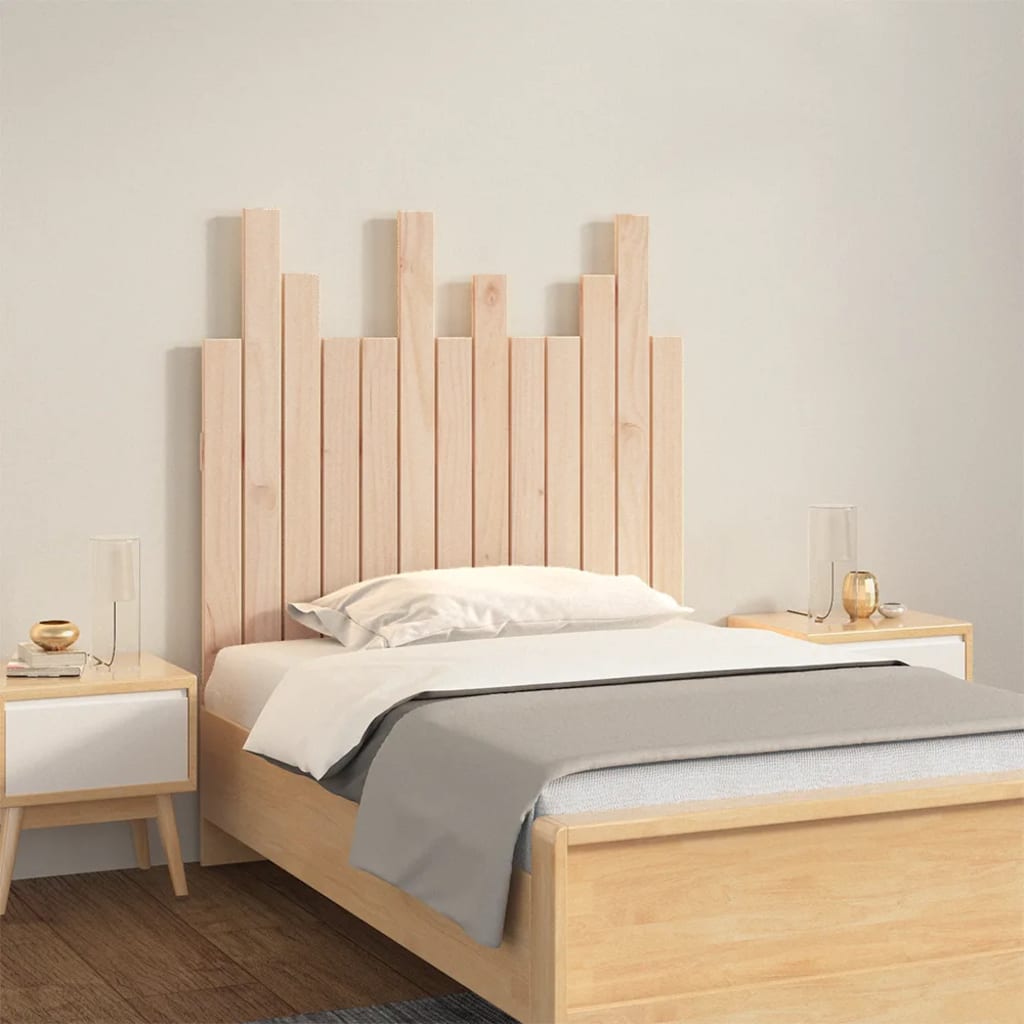 Veggmontert hodegavl 82,5x3x80 cm heltre furu