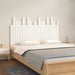 Veggmontert sengegavl hvit 140x3x80 cm heltre furu