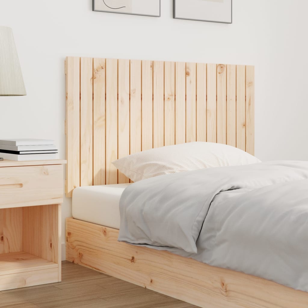 Veggmontert hodegavl 108x3x60 cm heltre furu