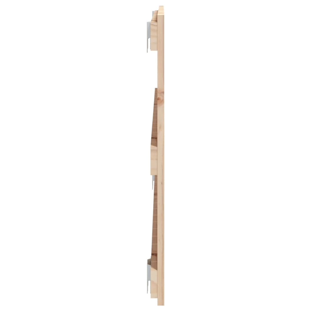 Veggmontert hodegavl 108x3x60 cm heltre furu