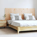 Veggmontert hodegavl 166x3x60 cm heltre furu