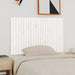 Veggmontert sengegavl hvit 140x3x90 cm heltre furu