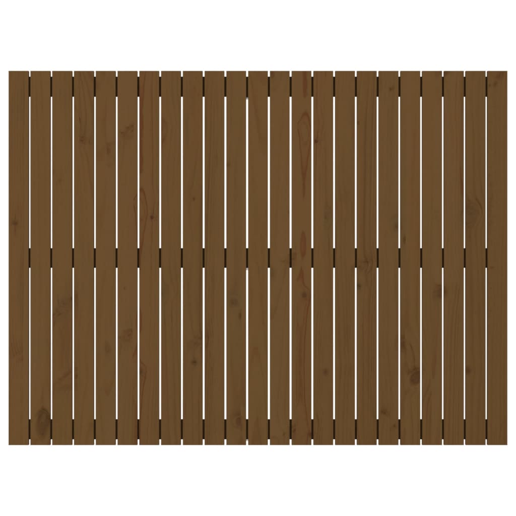 Veggmontert hodegavl honningbrun 146,5x3x110 cm heltre furu
