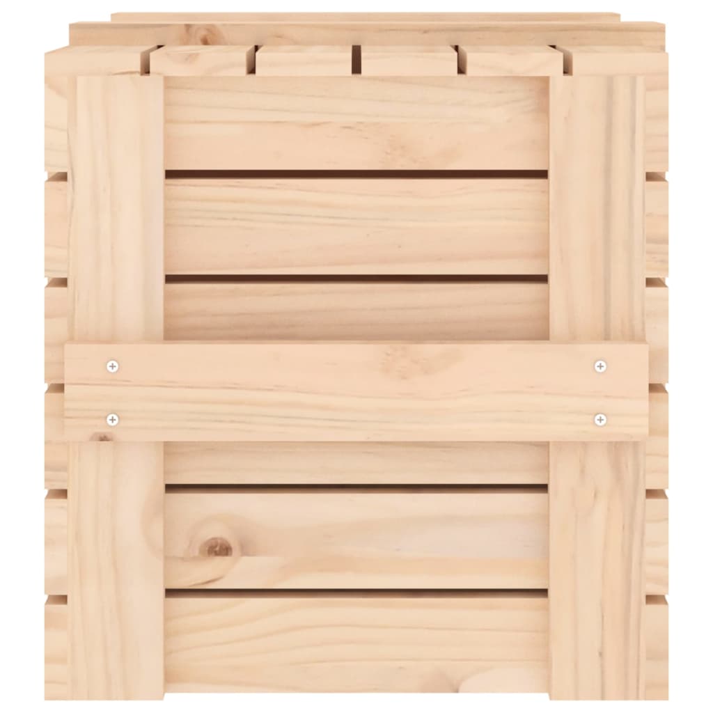 Putekasse 58x40,5x42 cm heltre furu