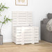 Putekasse hvit 58x40,5x42 cm heltre furu