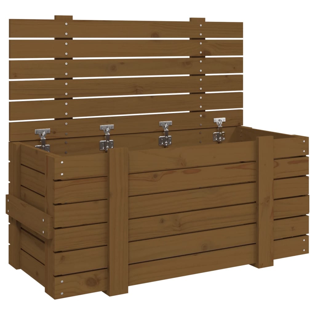 Putekasse honningbrun 91x40,5x42 cm heltre furu