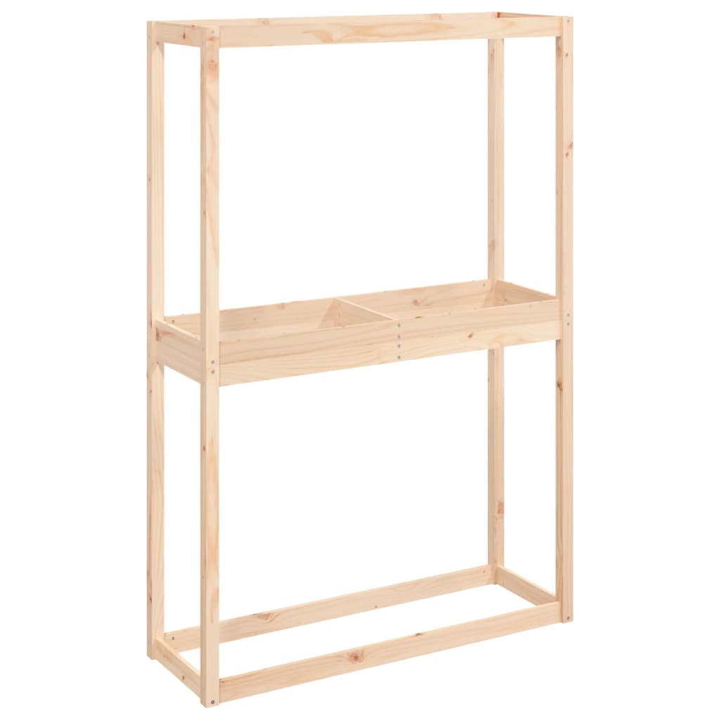 Dekkstativ svart 120x40x180 cm heltre furu