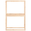 Dekkstativ svart 120x40x180 cm heltre furu