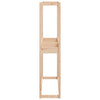 Dekkstativ svart 120x40x180 cm heltre furu