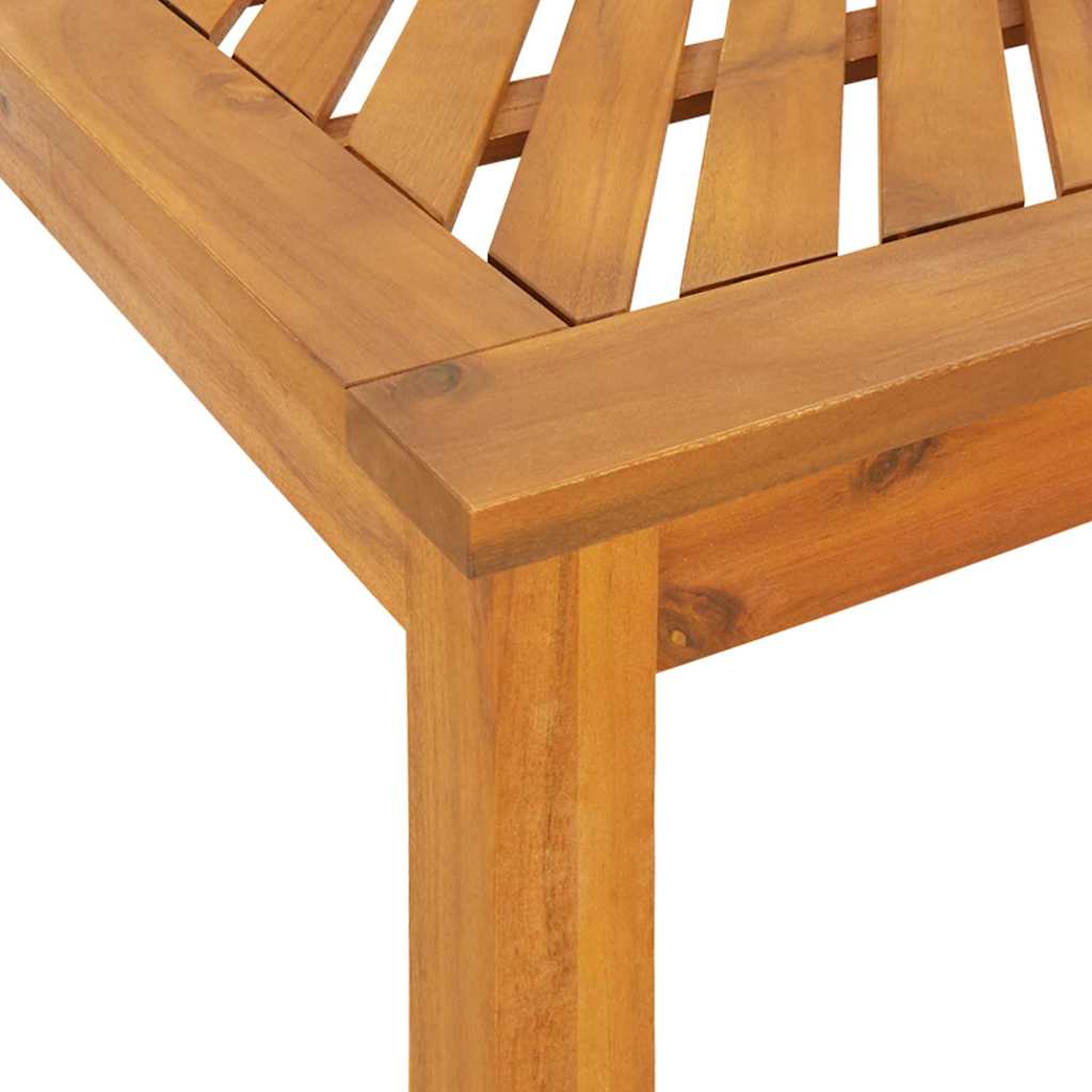 Hage Spisegruppe 3 stk. Brun Solid akasietre