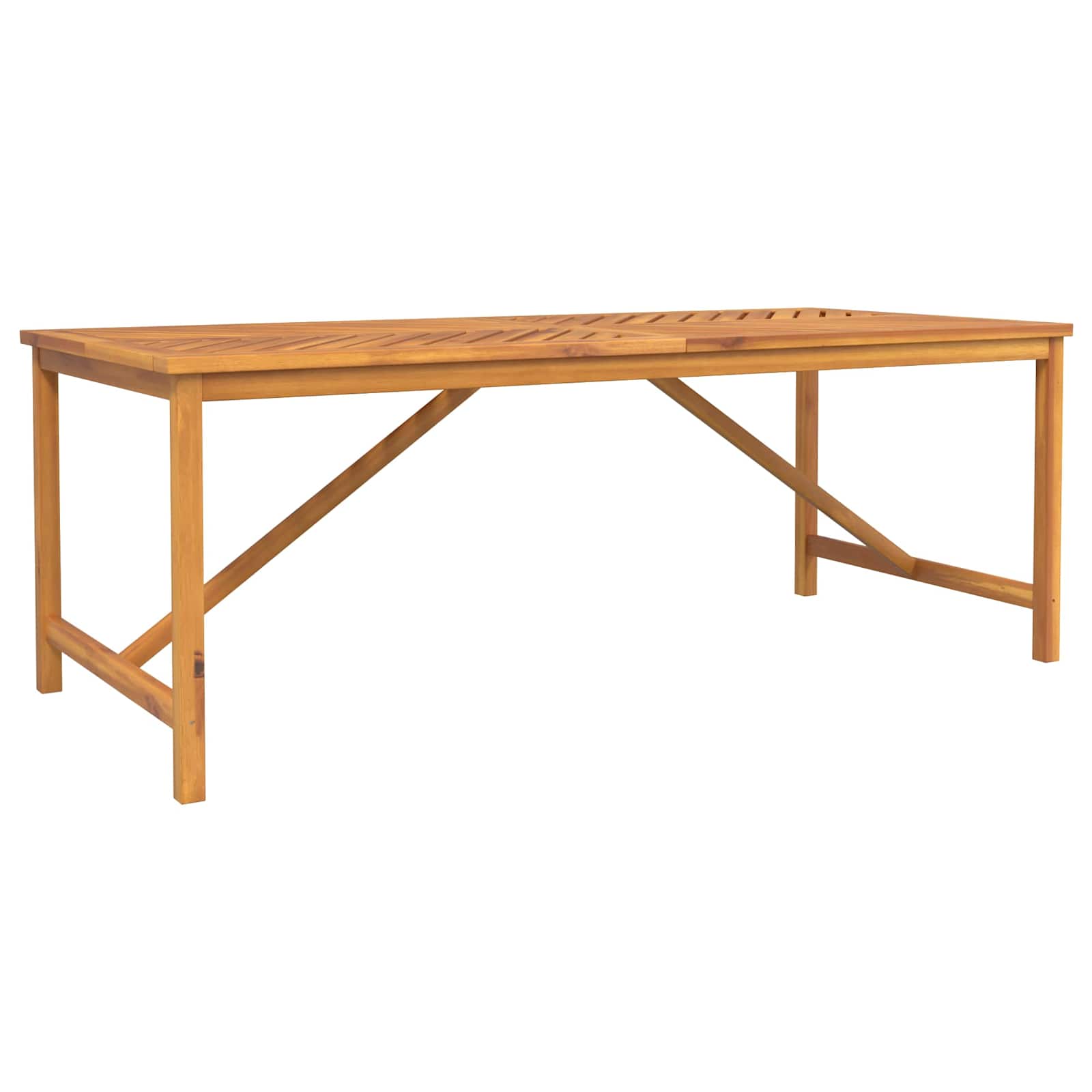 Hage Spisegruppe 5 pcs Brun Solid akasietre vidaXL