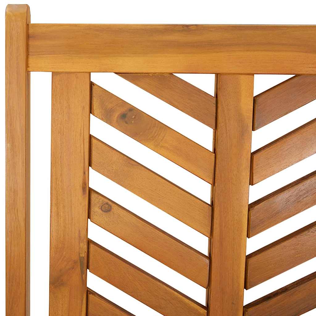 Hage Spisegruppe 7 pcs Brun Solid akasietre vidaXL