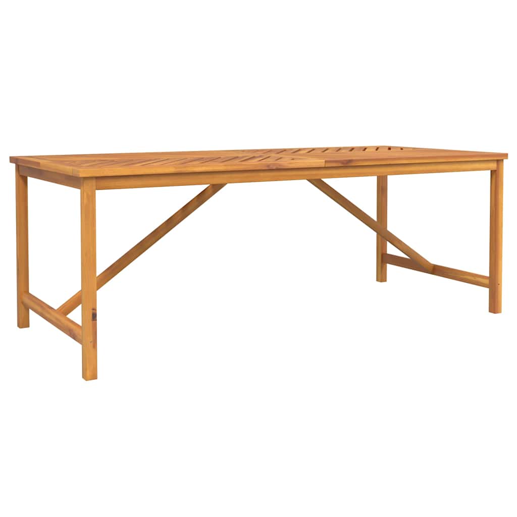 Hage Spisegruppe 7 pcs Brun Solid akasietre vidaXL