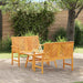 Hage lounge sett 3 pcs Brun Solid akasietre