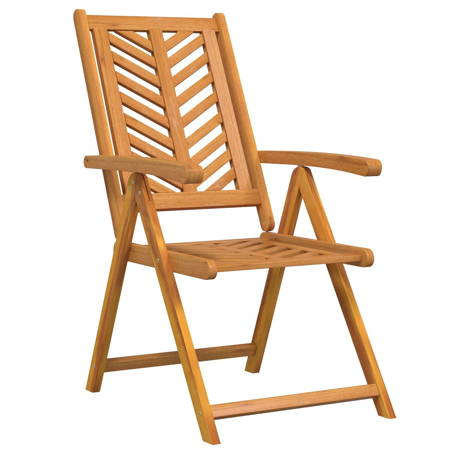 Hage Stol 6 pcs Brun 57 x 72 x 109 cm Solid akasietre vidaXL