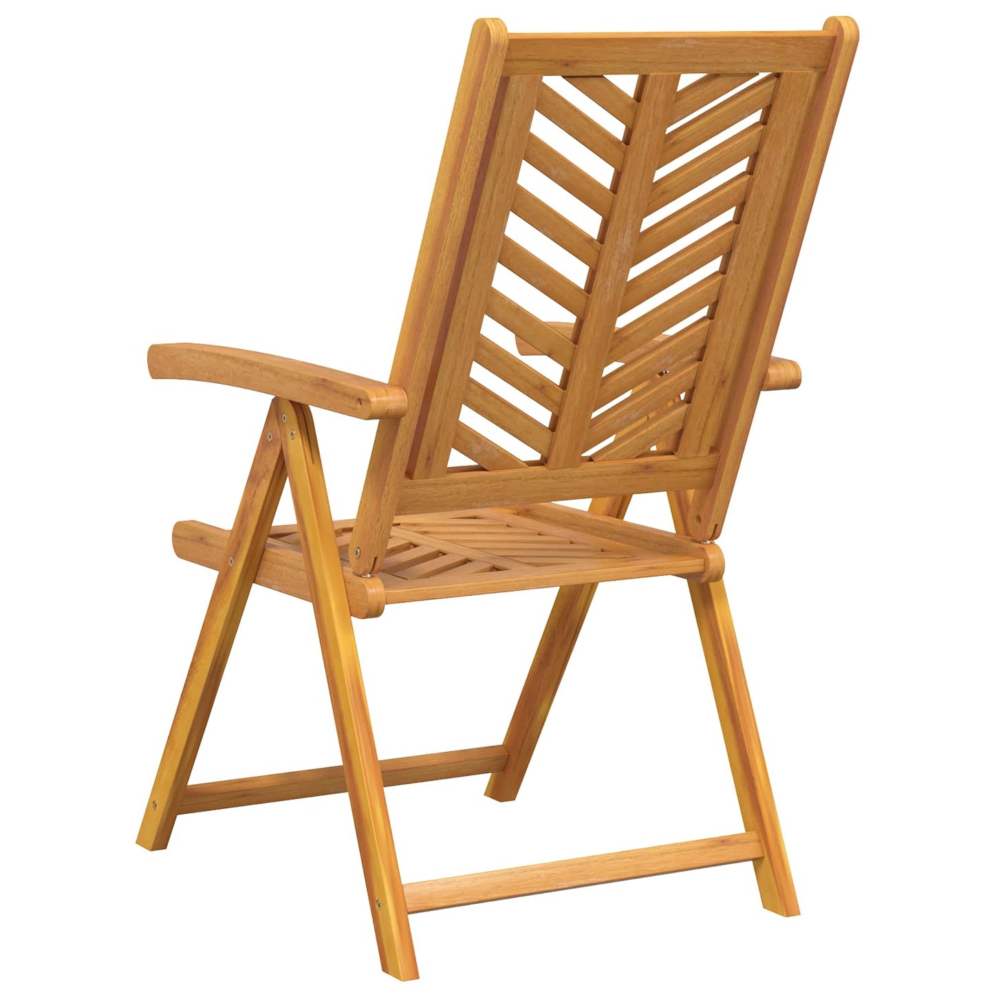 Hage Stol 6 pcs Brun 57 x 72 x 109 cm Solid akasietre vidaXL