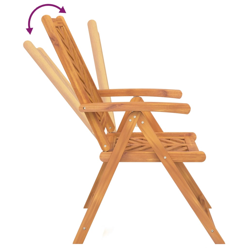 Hagelenestoler 2 stk heltre akasie