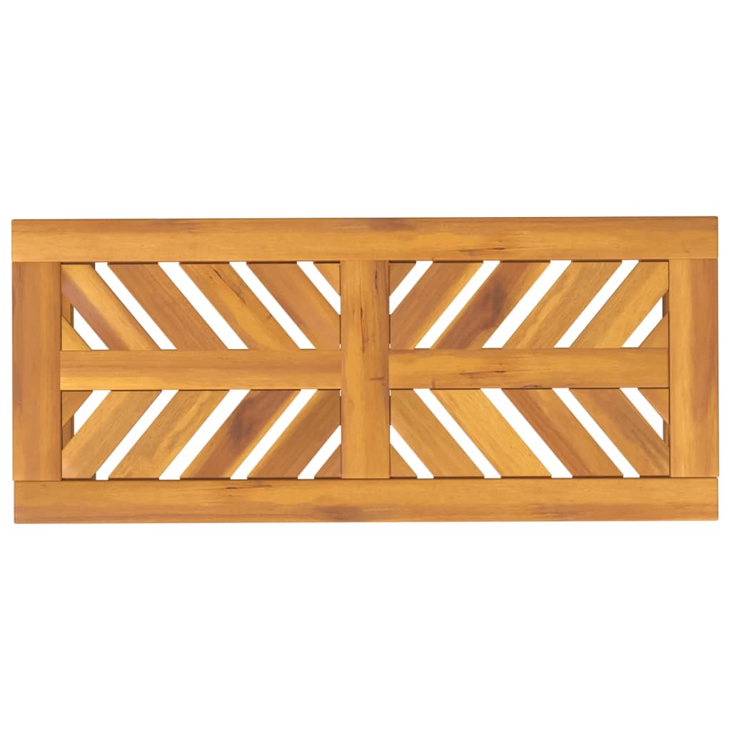 Hagebenk 80 cm heltre akasie vidaXL