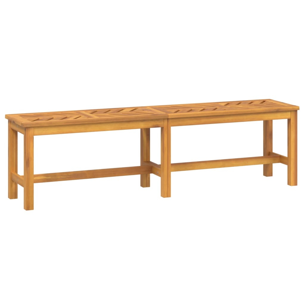 Hagebenk 150 cm heltre akasie
