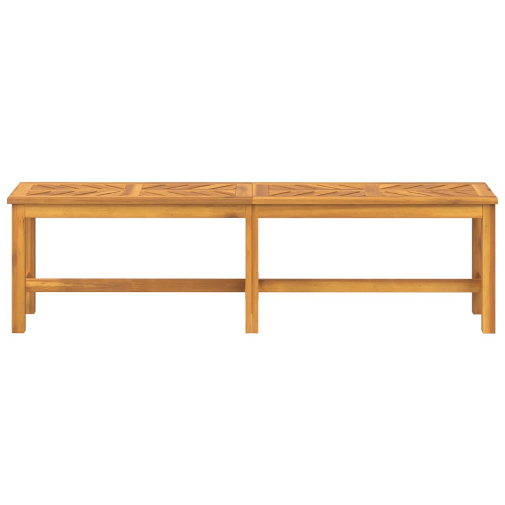 Hagebenk 150 cm heltre akasie